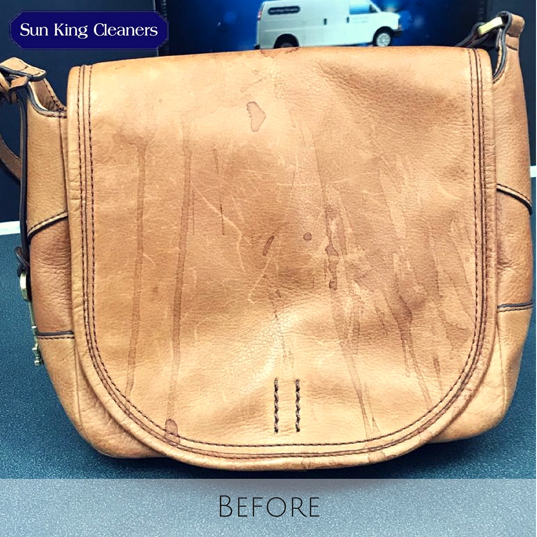 Handbag cleaning - before